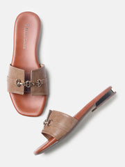 Marc Loire Womens Cheeku Casual Square Toe Flats