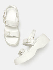 Marc Loire Women White Comfort Heels