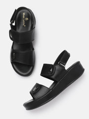 Marc Loire Women Black Solid Sandals Heels