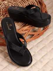 Embellished-Open Back-Sandals-Heels