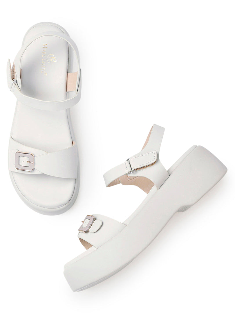 Marc Loire Womes Grey Casual Backstrap Fashion Sandals Heels