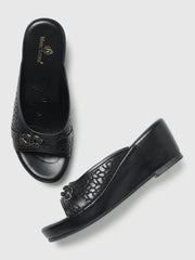 Marc Loire Women Black Wedge Heels