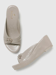 Marc Loire Women Grey Wedge Heels