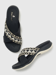 Marc Loire Women Black Flatform Heels