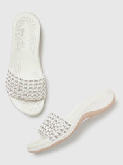 Marc Loire Women White Flatform Heels