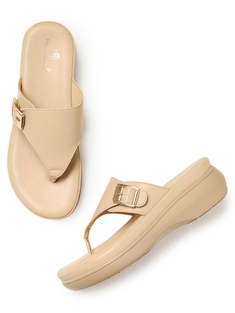 Marc Loire Womes Cream Casual Open Back Fashion Sandals Heels