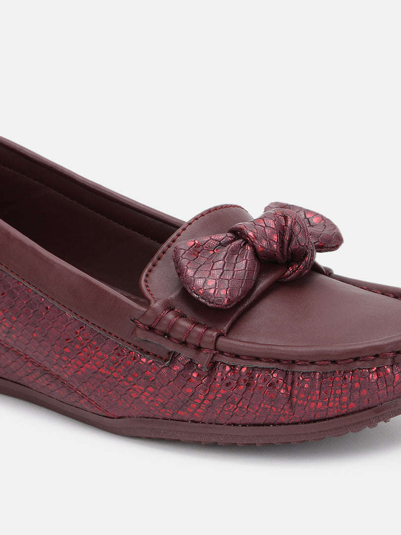 Embellished Wedge Heels (Loafers)