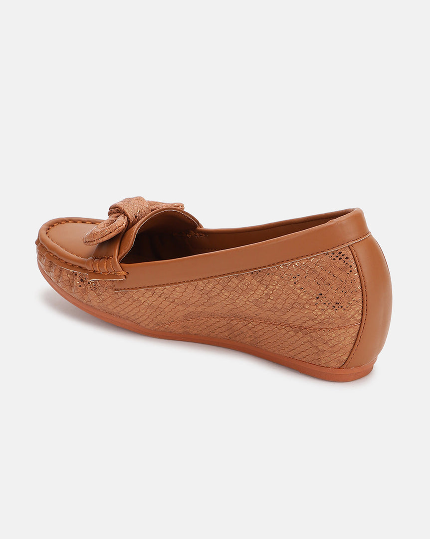 Marc Loire Women Comfortable Metallic Loafer Mules Wedges Casual & Formal Footwear