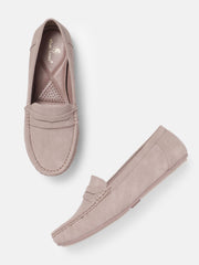 Marc Loire Women Solid Nude Western - Embellished Loafers