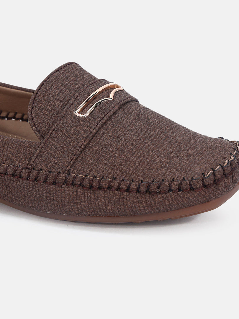 Marc Loire Womens Brown Slip-On Comfort Insole Loafers