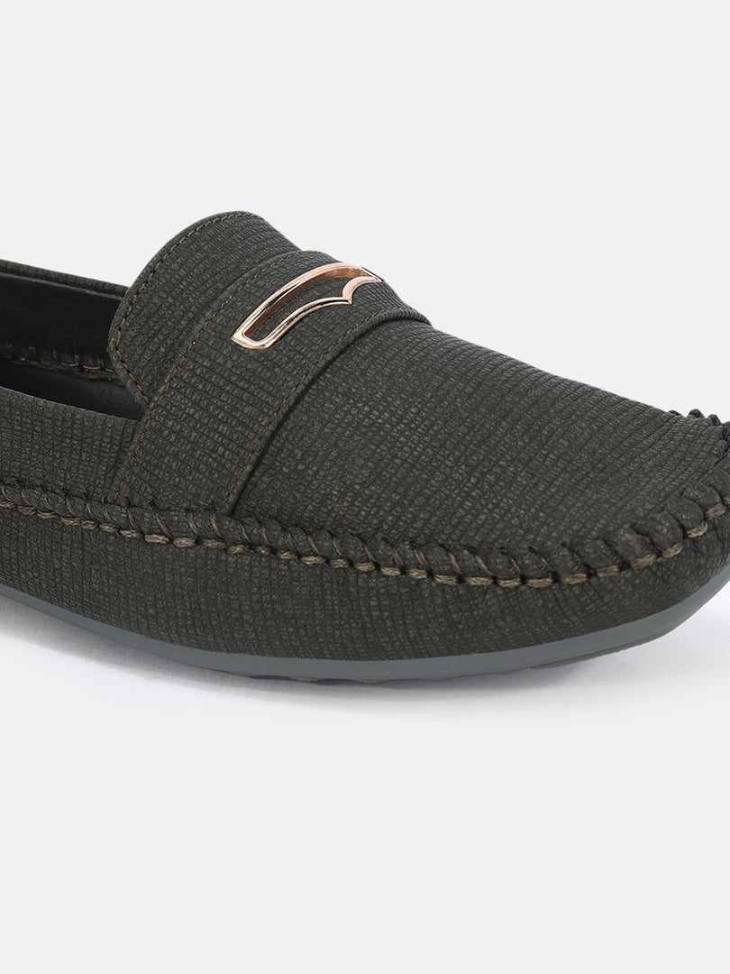 Marc Loire Womens Hunter Green Slip-On Comfort Insole Loafers