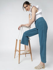 Knitted Round Toe Block Heels