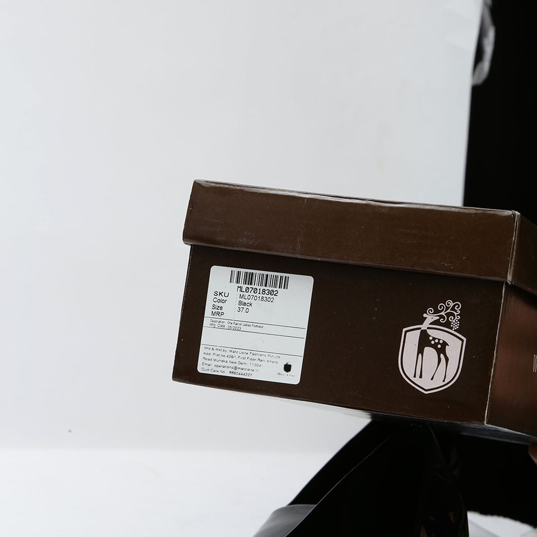 Marc Loire Women Square Toe Solid Block Heel Pumps for Office, Party and Formal Wear