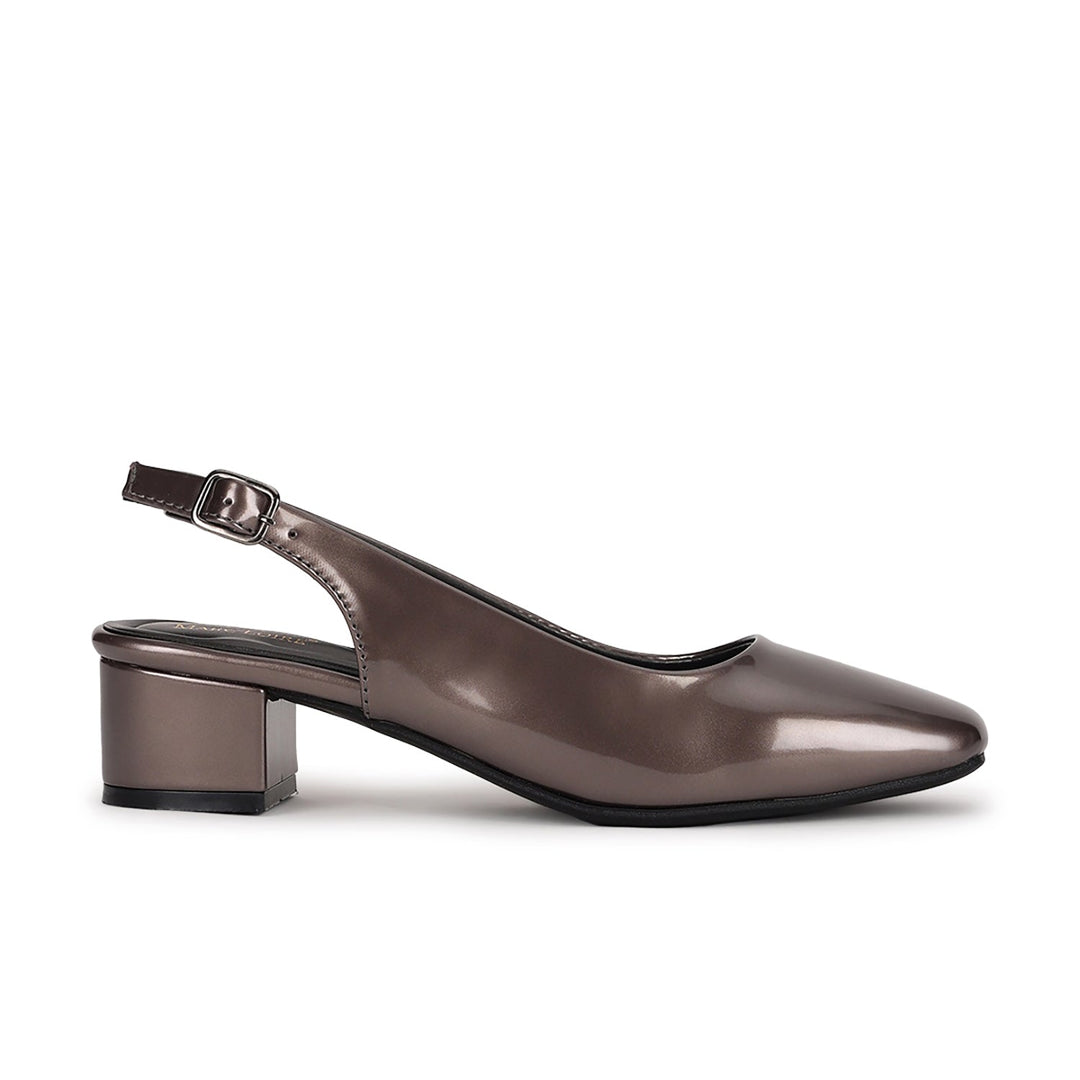 Marc Loire Women Gun Metal Solid Block Heels