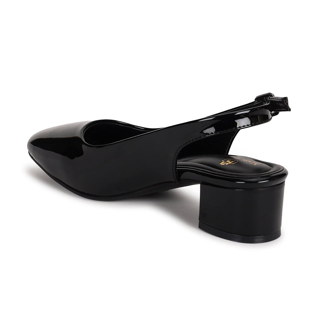 Marc Loire Women Black Solid Block Heels