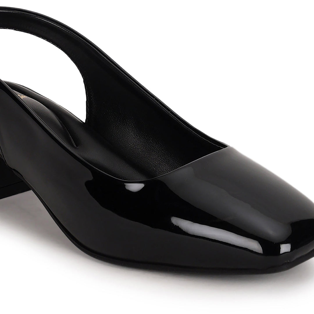 Marc Loire Women Black Solid Block Heels