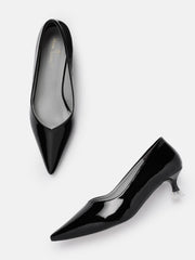 Marc Loire Women Black Solid Pumps Heels