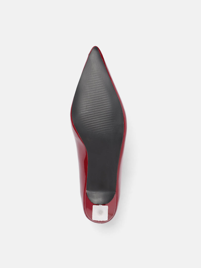 Marc Loire Women Maroon Solid Pumps Heels
