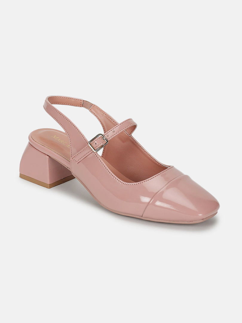 Marc Loire Women Nude Solid Sandals Heels