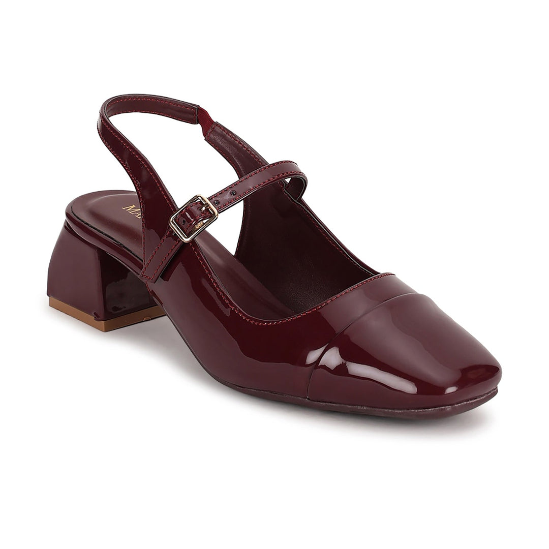 Marc Loire Women Cherry Solid Sandals Heels
