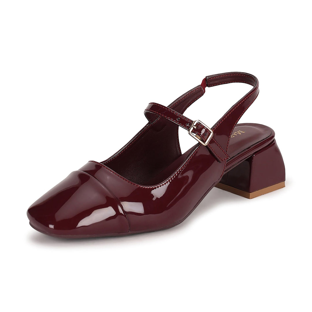 Marc Loire Women Cherry Solid Sandals Heels