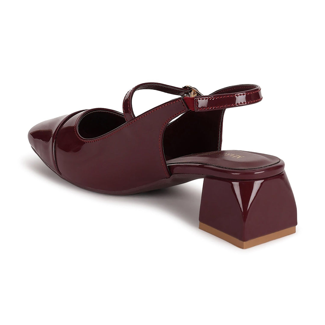 Marc Loire Women Cherry Solid Sandals Heels