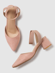Marc Loire Women Pink Solid Block Heels