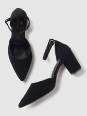 Marc Loire Women Black Solid Block Heels