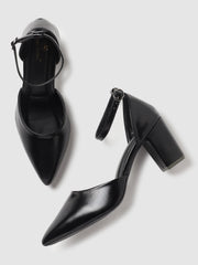 Marc Loire Women Black Solid Block Heels