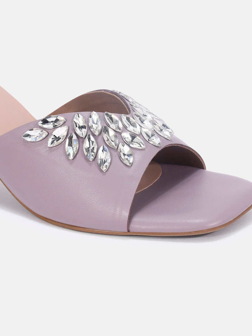 Marc Loire Womens Lavender Party Block Sandals Heels