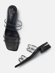 Marc Loire Womens Grey Casual Block Sandals Heels