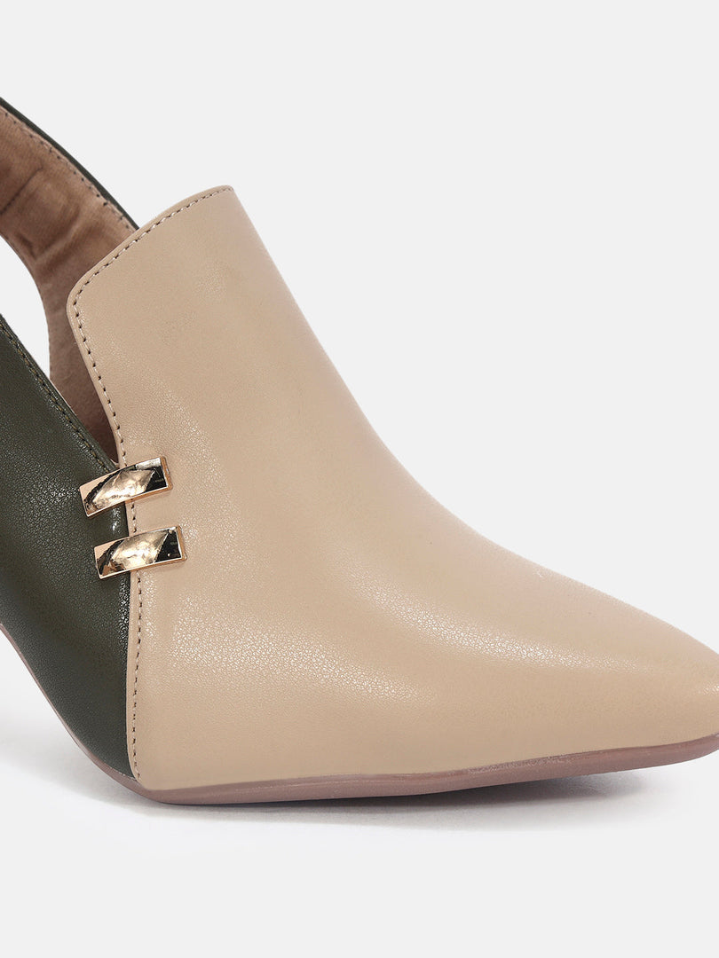 Marc Loire Womens Beige Casual Block Sandals Heels