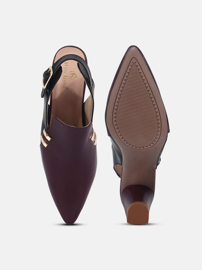 Marc Loire Womens Cherry Casual Block Sandals Heels