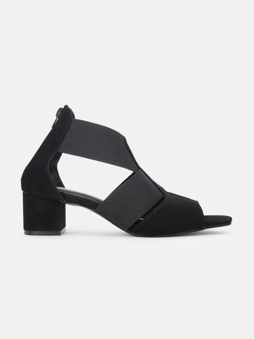 Marc Loire Women Multi Block Zipper Heels