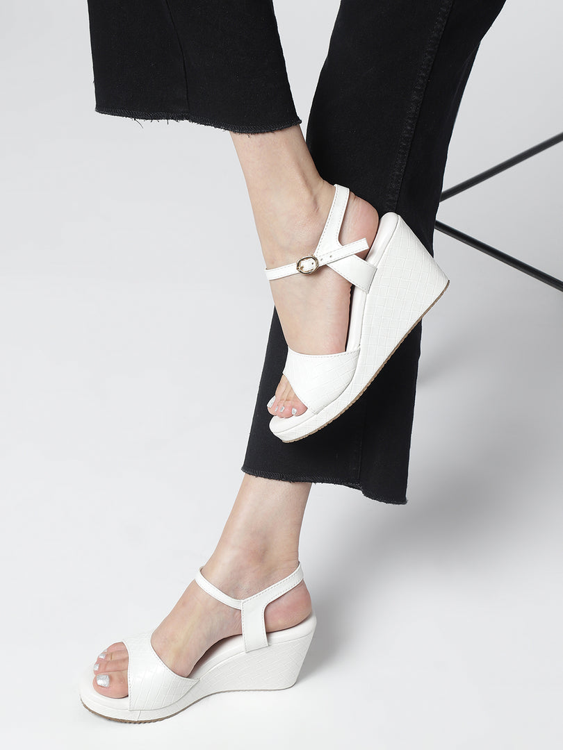 Buckle Straps Wedge Heels – Marc Loire1