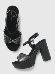 Marc Loire Women Black Block Heels