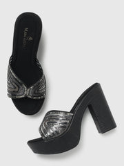 Marc Loire Women Black Block Heels