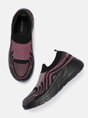 Marc Loire Women's Athleisure Knitted Active Wear Slip-On Sneaker Shoes