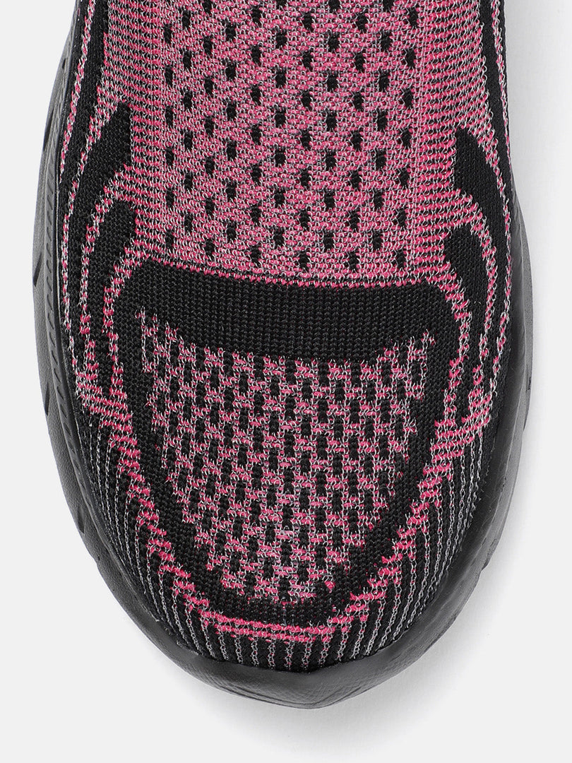 Marc Loire Women's Athleisure Knitted Active Wear Slip-On Sneaker Shoes