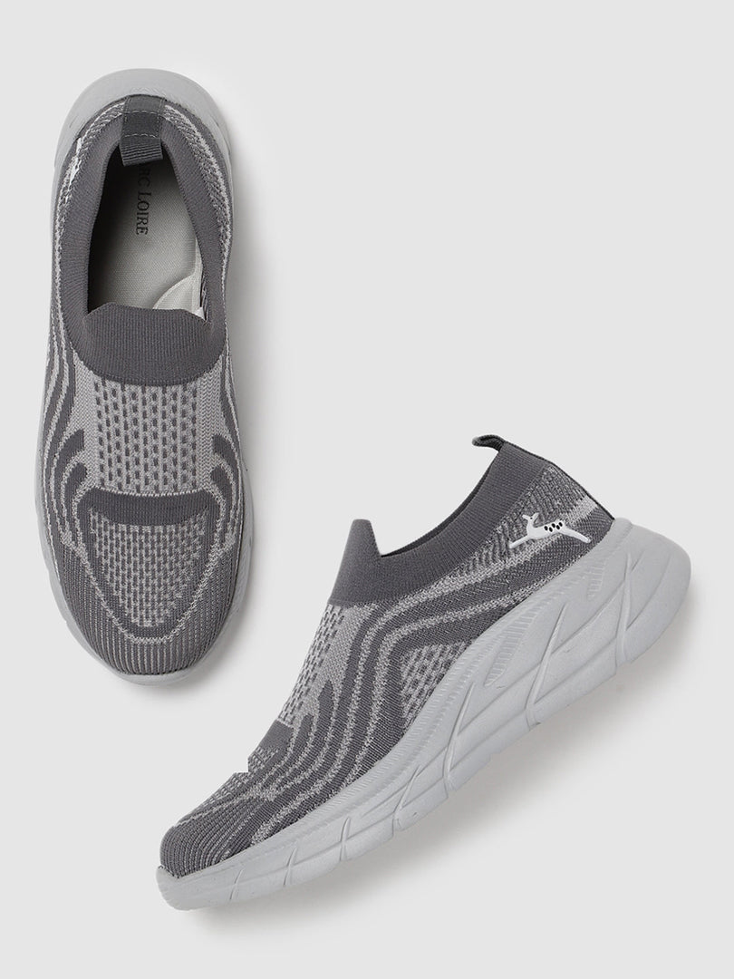 Marc Loire Women's Athleisure Knitted Active Wear Slip-On Sneaker Shoes