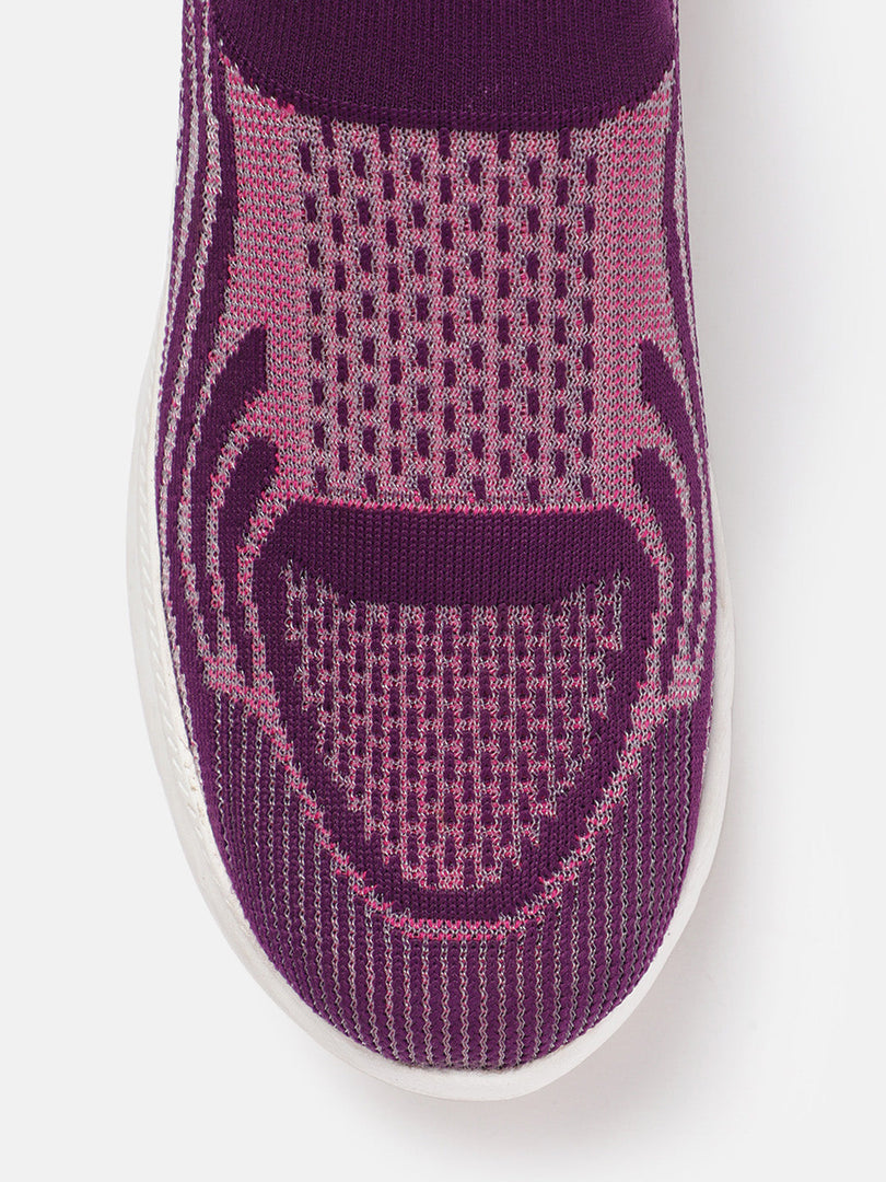 Marc Loire Women's Athleisure Knitted Active Wear Slip-On Sneaker Shoes