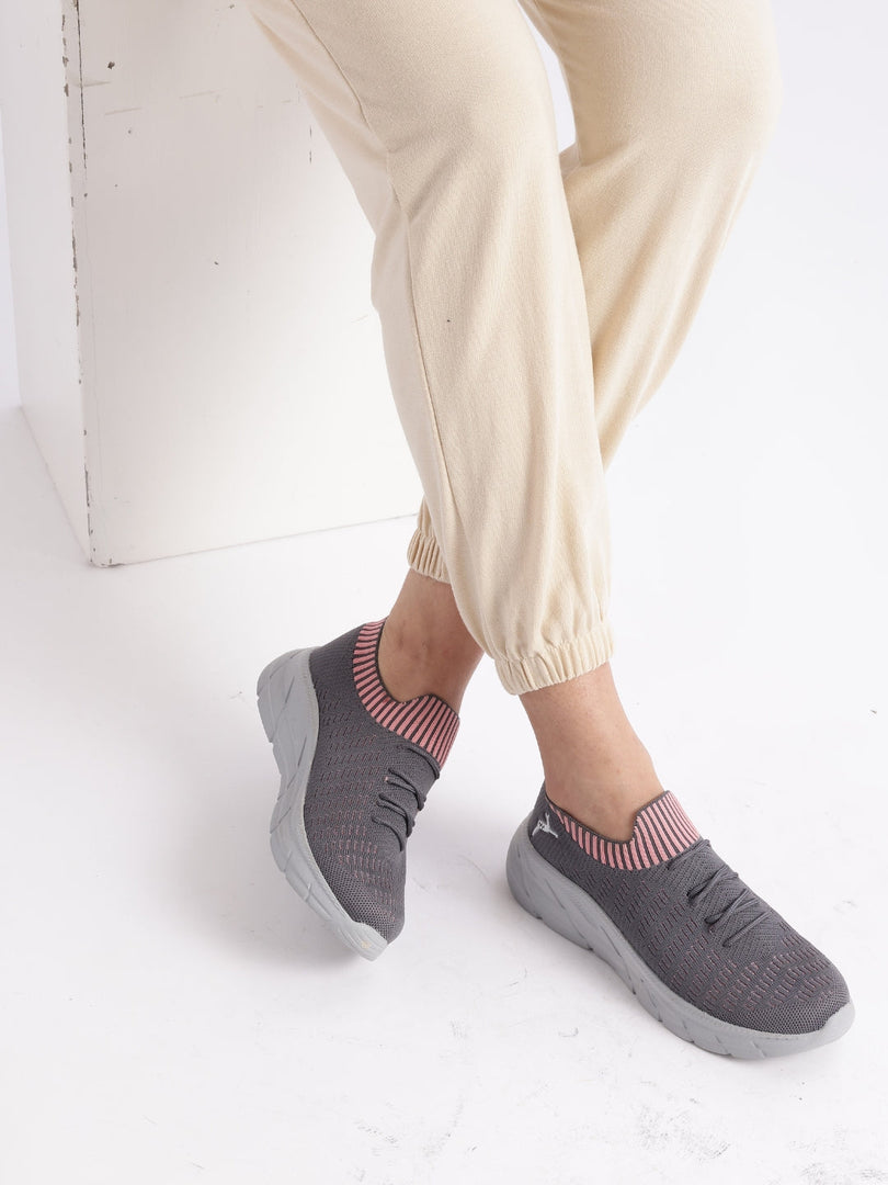 Marc Loire Women's Athleisure Knitted Active Wear Slip-On Sneaker Shoes for Walking