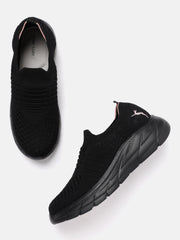 Marc Loire Women Black Slip-On Woven Design Casual Shoes