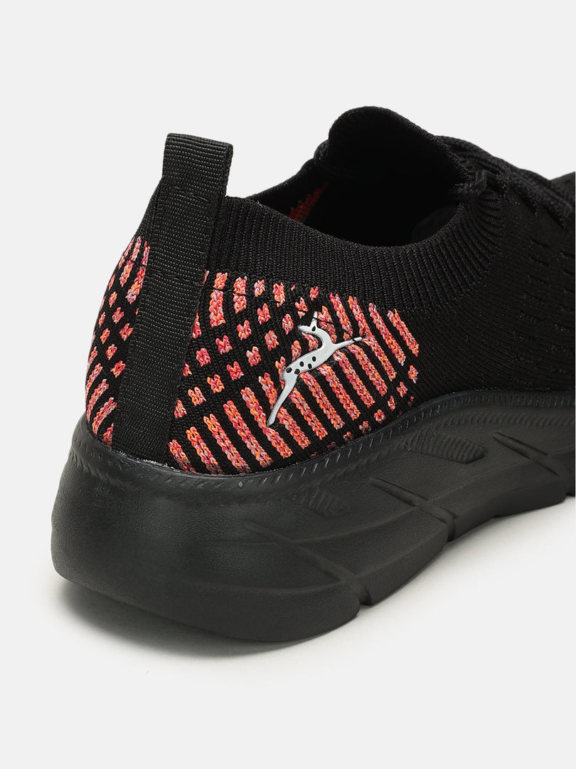 Marc Loire Women Black Mesh Slip-On Sneakers