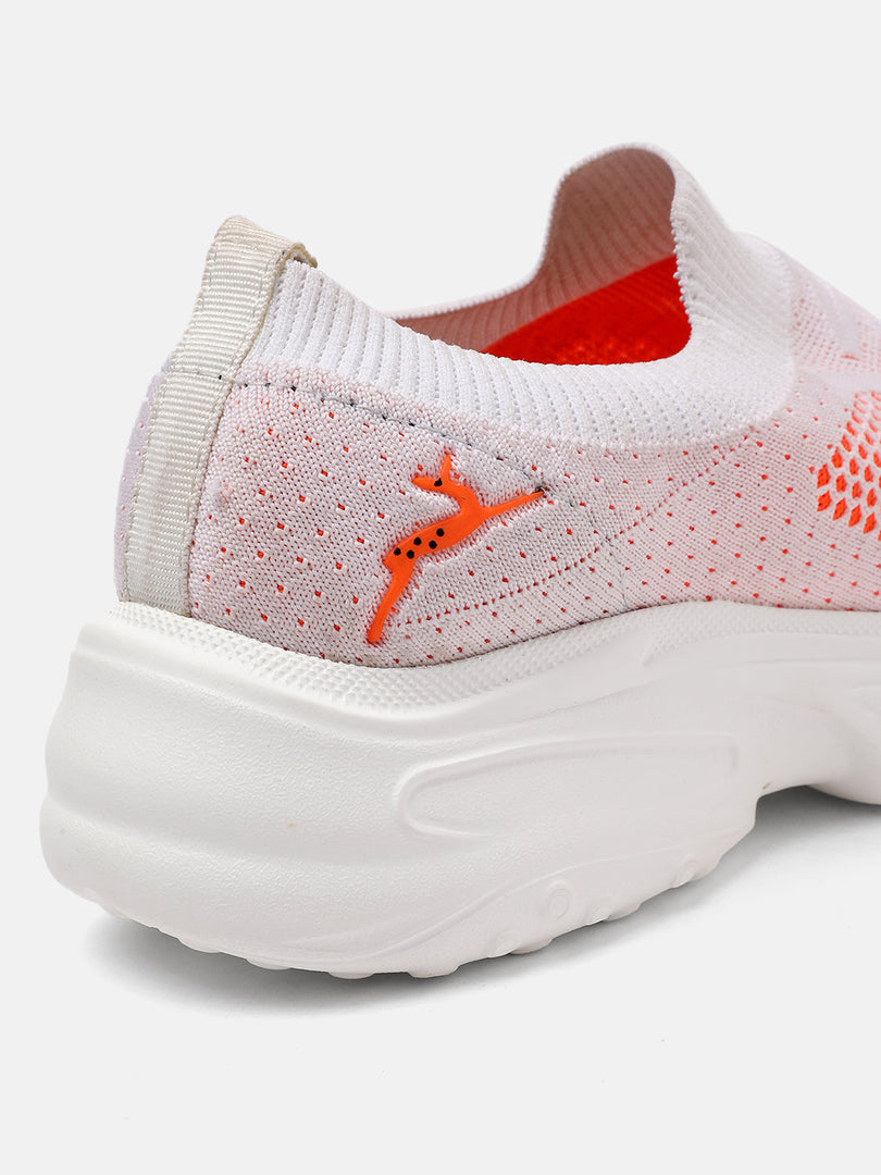 Marc Loire Women Orange Slip-On Woven Design Casual Shoes