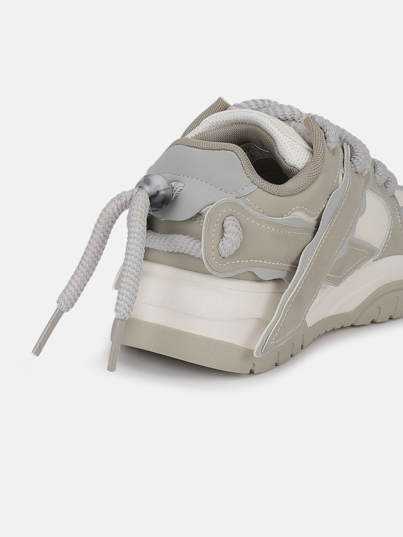 Solid-Lace-Ups-Sneakers