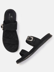 Marc Loire Women Black Solid Flats