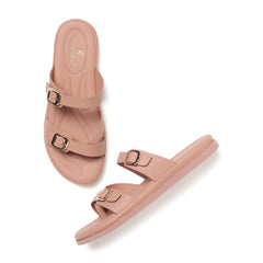 Marc Loire Women Nude Solid Flats