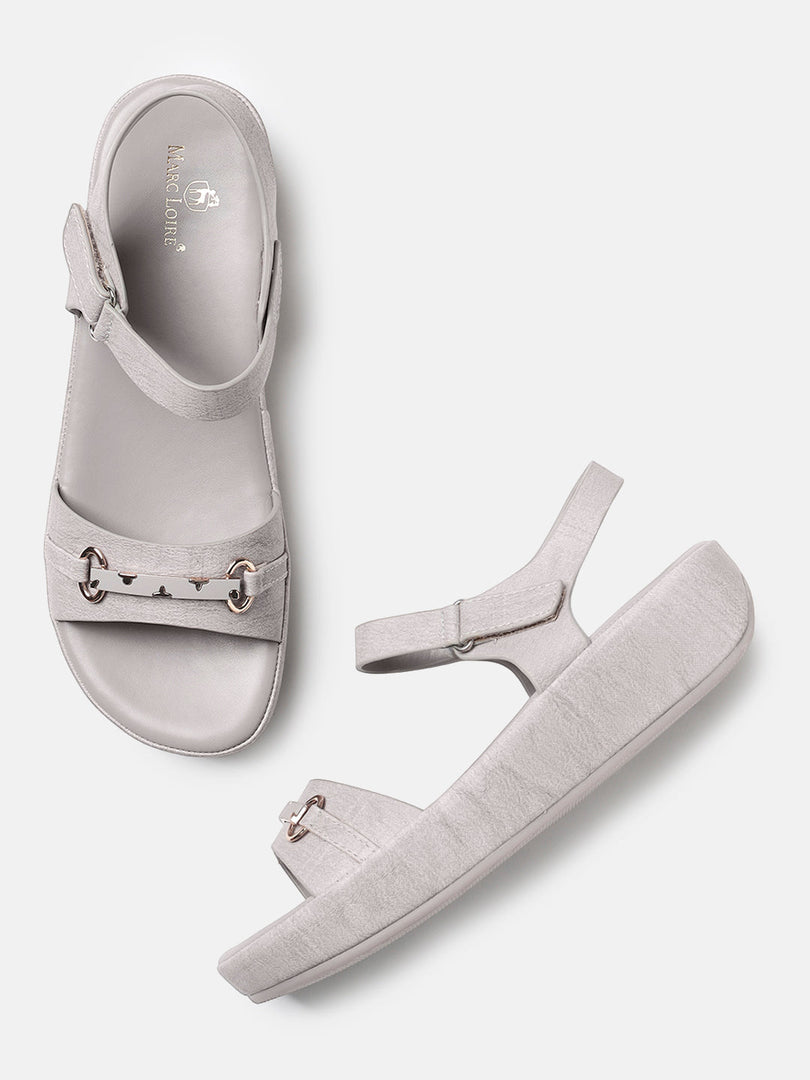 Marc Loire Womens Casual Open Toe Tpr Flats