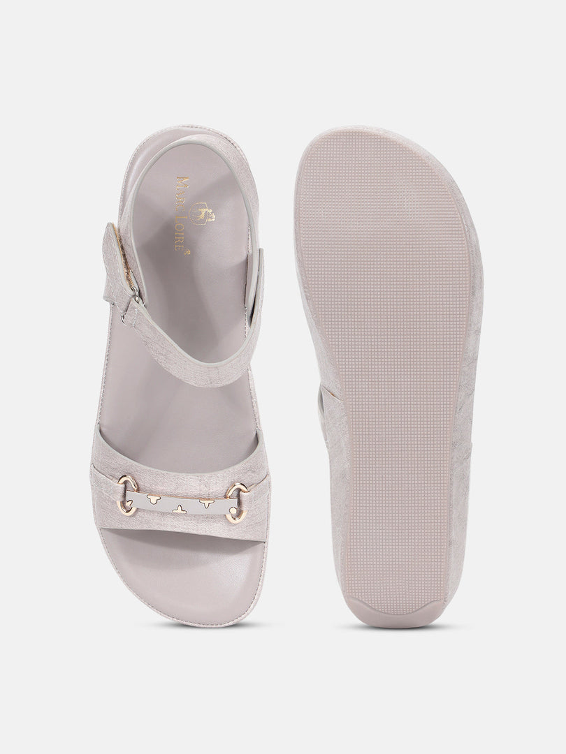 Marc Loire Womens Casual Open Toe Tpr Flats